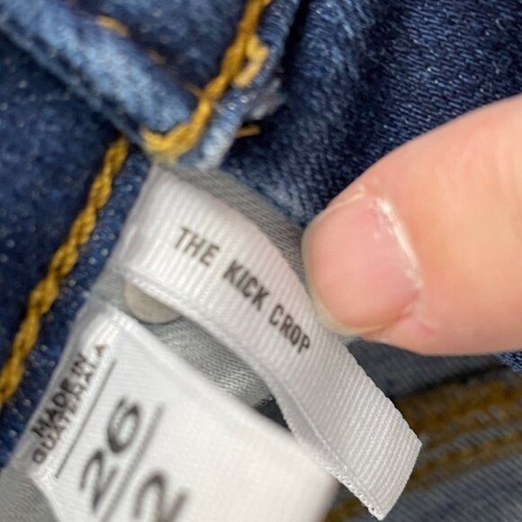 Loft Kick Crop Jeans Size 2 - Picture 9 of 9